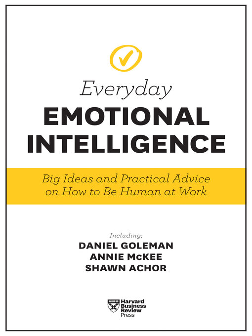 Cover image for Harvard Business Review Everyday Emotional Intelligence
